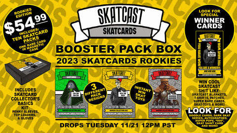 SKATCAST SKATCARDS 10 Pack Booster Box (2023 Rookies)