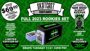 SKATCAST SKATCARDS Full Collector Set (2023 Rookies)