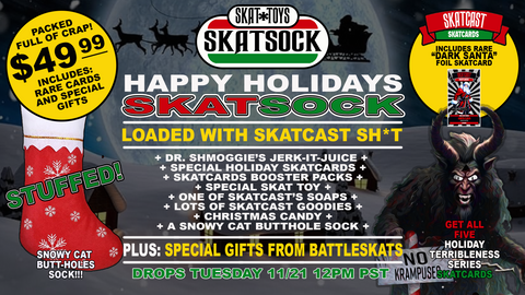 A SkatMas Holiday Sock SOLD OUT