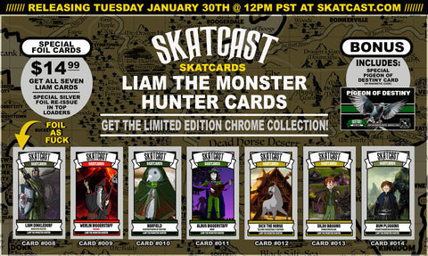 SKATCARDS | Liam the Monster Chrome Collection