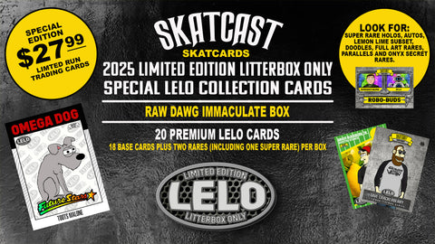 SKATCARDS LELO 2025 COLLECTION RAW DAWG ELITE BOX