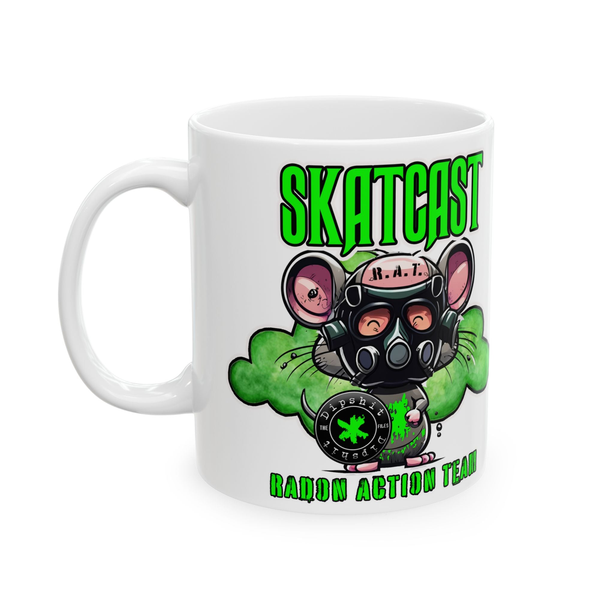 Radon Action Team Coffee Mug | The Dipsh*t Files (11oz/15oz)