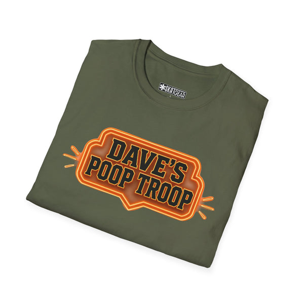 SKATGEAR | Official Team Dave's Poop Troop T-Shirt