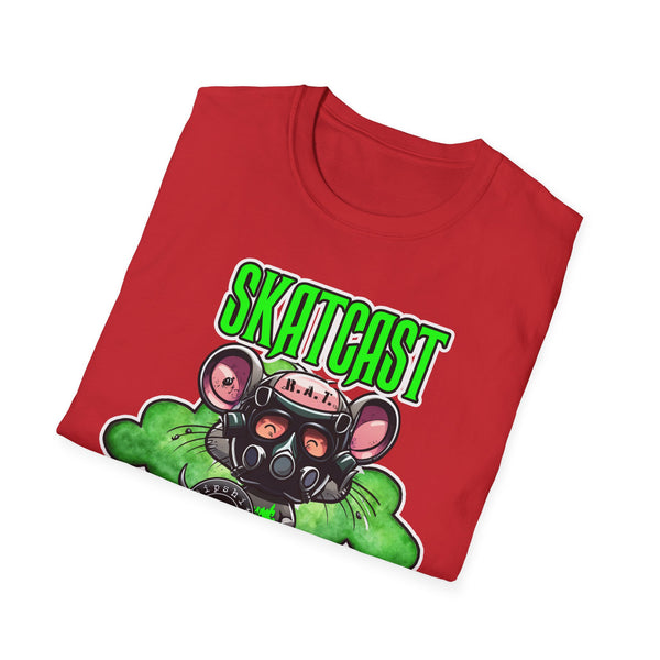 Skatcast Radon Action Team T-Shirt — "It's Definitely Radon" Graphic Tee