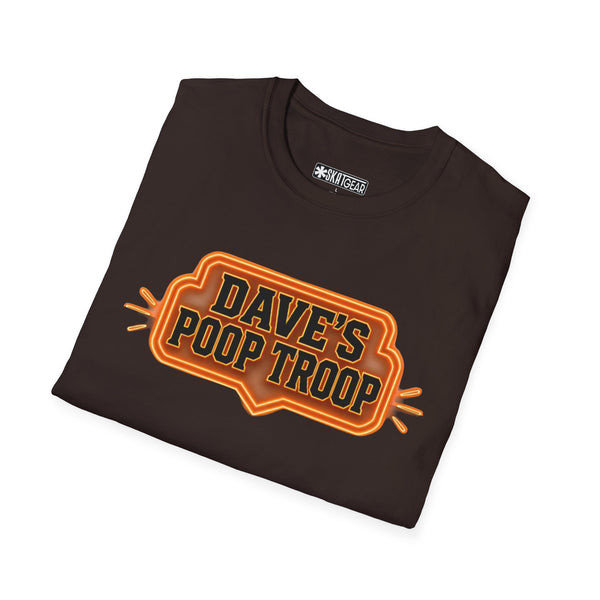 SKATGEAR | Official Team Dave's Poop Troop T-Shirt