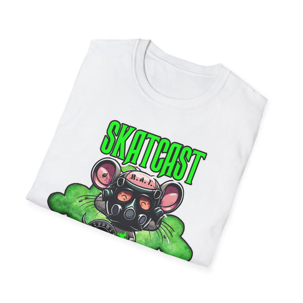 Skatcast Radon Action Team T-Shirt — "It's Definitely Radon" Graphic Tee