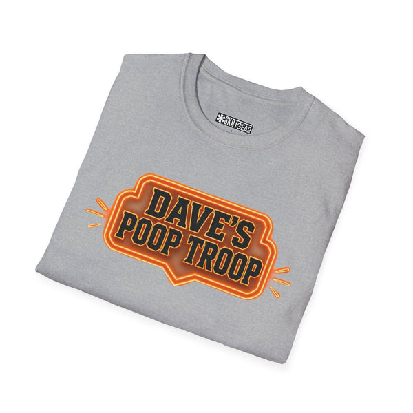 SKATGEAR | Official Team Dave's Poop Troop T-Shirt