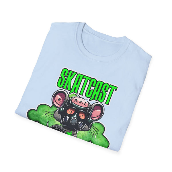 Skatcast Radon Action Team T-Shirt — "It's Definitely Radon" Graphic Tee