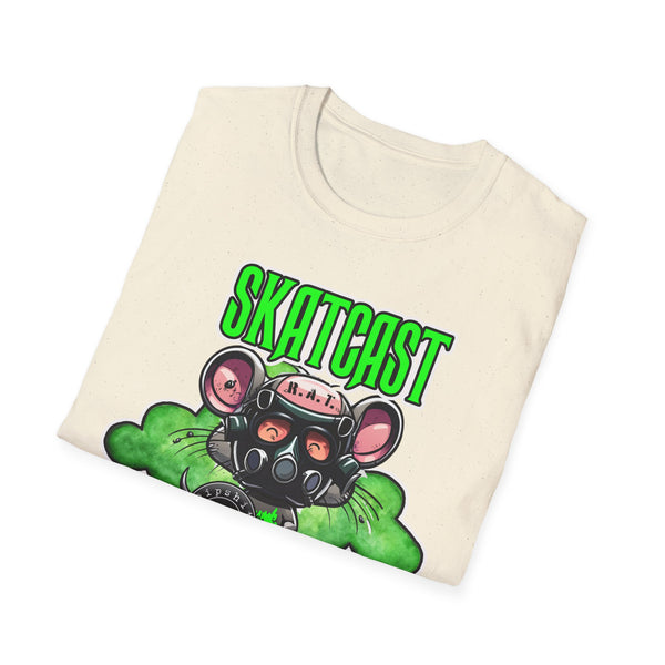 Skatcast Radon Action Team T-Shirt — "It's Definitely Radon" Graphic Tee