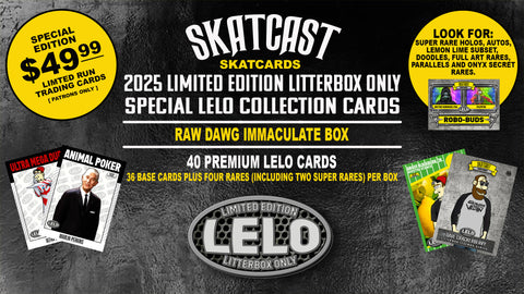 2025 SKATCARDS LELO COLLECTION RAW DAWG IMMACULATE