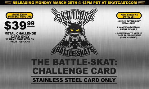 SKATCARDS | 2024 BattleSkat Challenge Card ONLY