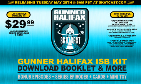 Gunner Halifax Interactive SKAT Book and Spade Toy!