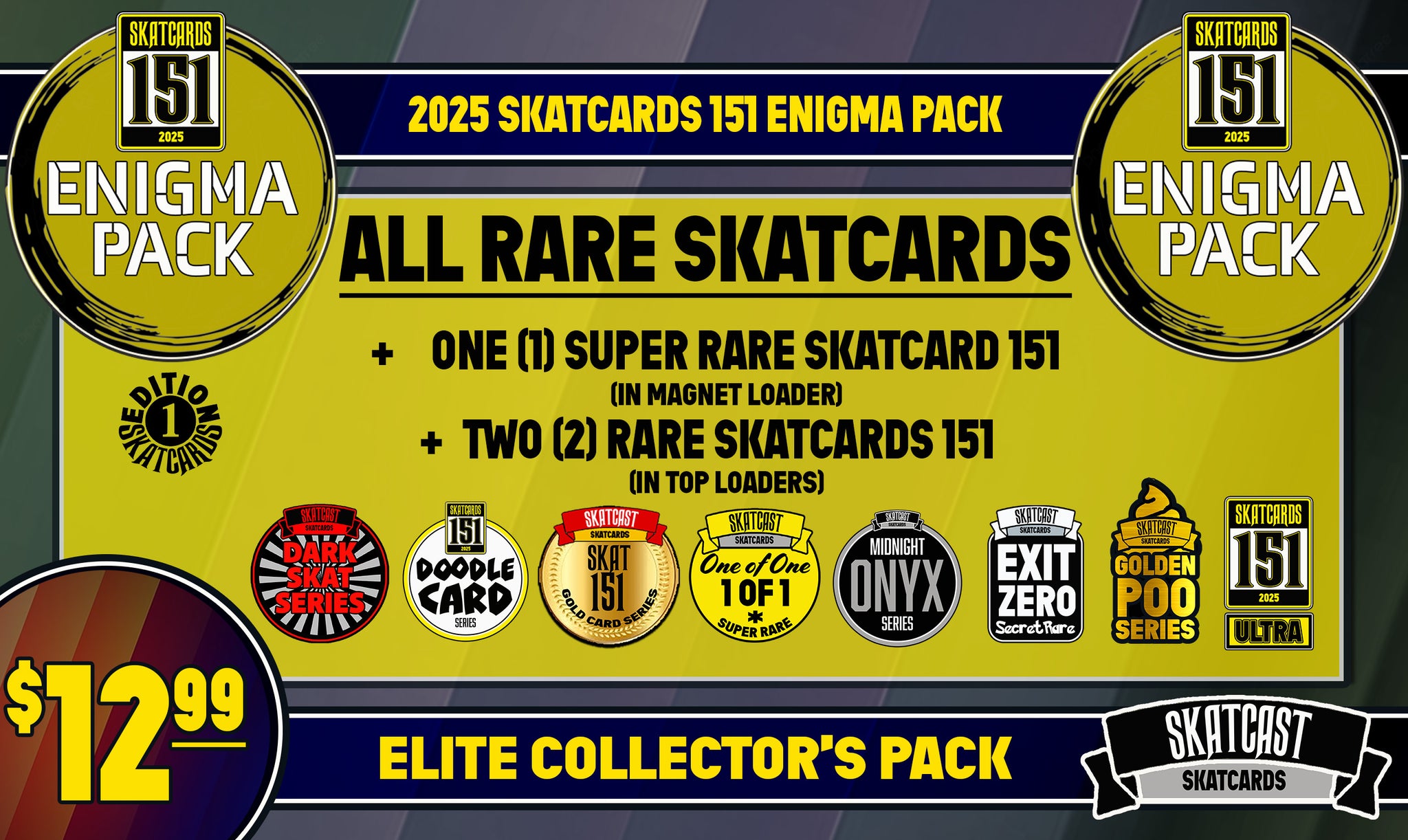 2025 SKATCARDS 151 Enigma Pack