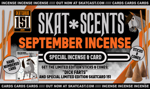 SKATSCENTS Dick Farts Incense Cones and Card