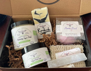 Velveeta's Beauty Box Spa Collection | Gift Set | AmaraBee Apothecary | Exfoliating | Moisturizing