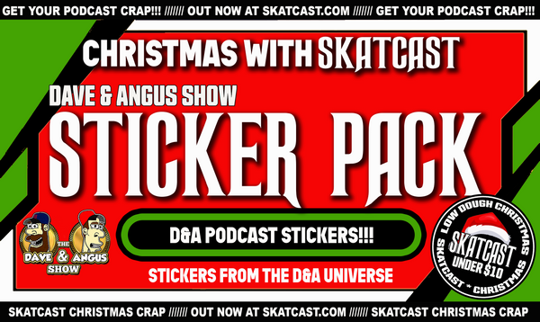 Dave and Angus Holiday Sticker Pack