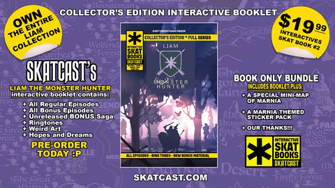 LIAM THE MONSTER HUNTER ~ Interactive Skat Book ONLY