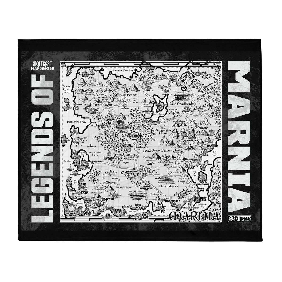 SKATCAST | 2026 Map of Marnia Black and White (Legends of Marnia Editi ...