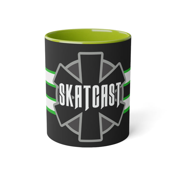 SKATCAST Flag Mug, 11oz