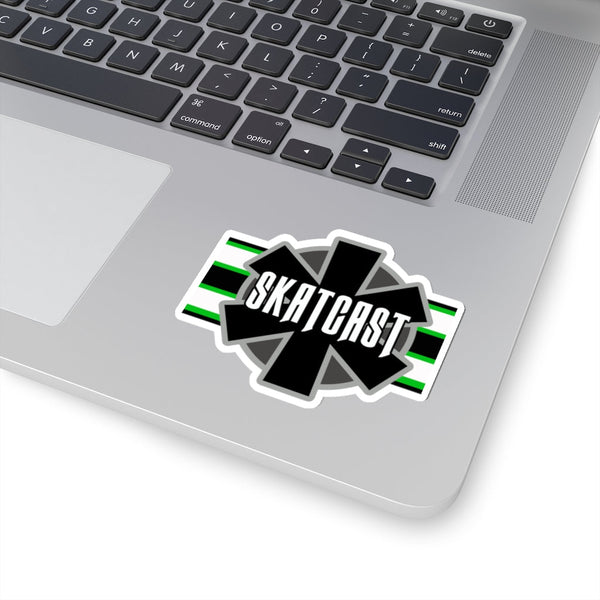 SKATCAST Flag Logo Stickers