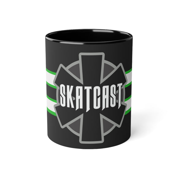 SKATCAST Flag Mug, 11oz