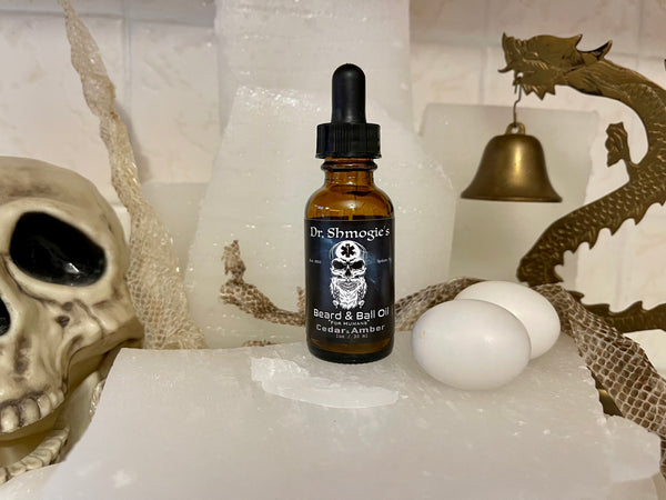 Dr Shmogie's Beard & Ball Oil | Cedar & Amber