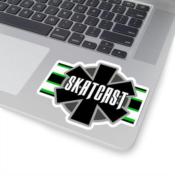 SKATCAST Flag Logo Stickers