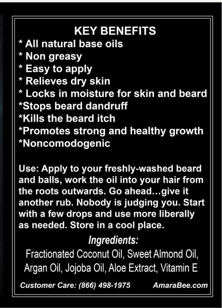 Dr Shmogie's Beard & Ball Oil | Cedar & Amber