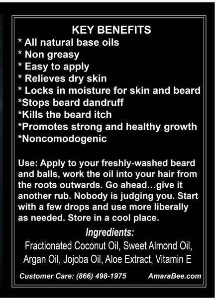 Dr Shmogie's Beard & Ball Oil | Palo Santo & Mahogany