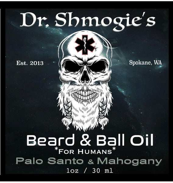 Dr Shmogie's Beard & Ball Oil | Palo Santo & Mahogany