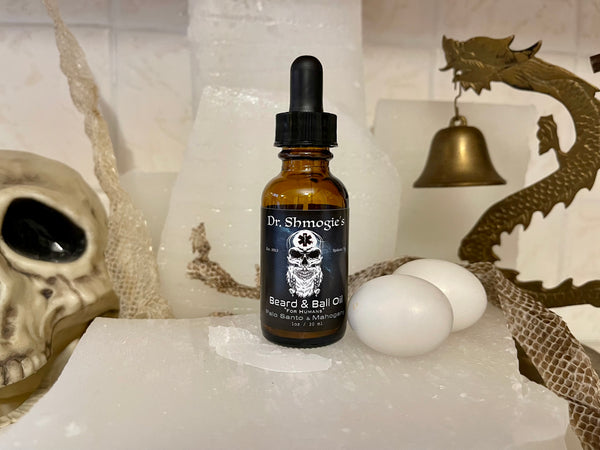 Dr Shmogie's Beard & Ball Oil | Palo Santo & Mahogany