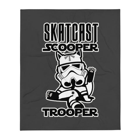 Scooper Trooper Throw Blanket